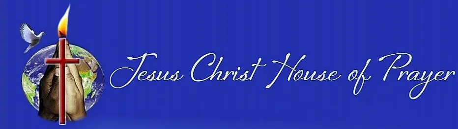 A blue banner with the words jesus christ alive